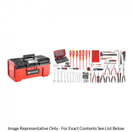 FACOM BPC19N.EM42A - 105pc Electricians Metric Tool Kit + Tool Box