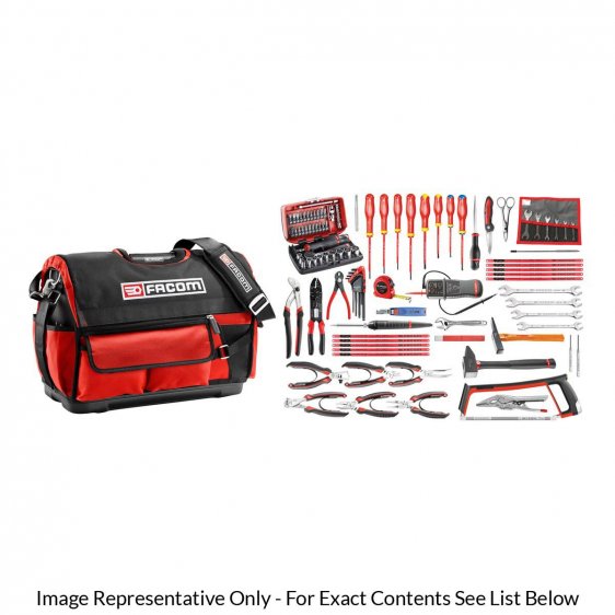 FACOM BST20.E17 - 101pc Electricians Metric Tool Kit + Tool Bag