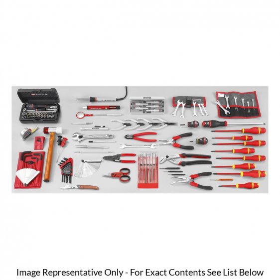 FACOM CM.INFO - 119pc Electricians Metric Inch Tool Kit