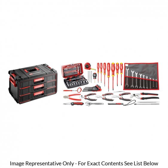 FACOM DS295.EM40A - 80pc Electricians Metric Tool Kit + Drawer Tool Box