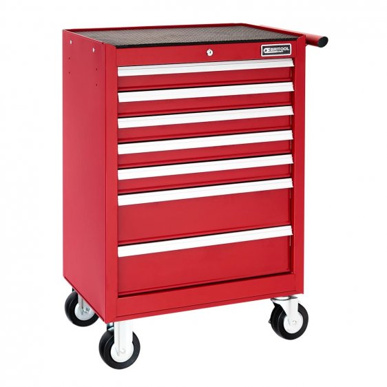 BRITOOL E010231B - Classic 7 Drawer 3 Mod Roller Cabinet Red