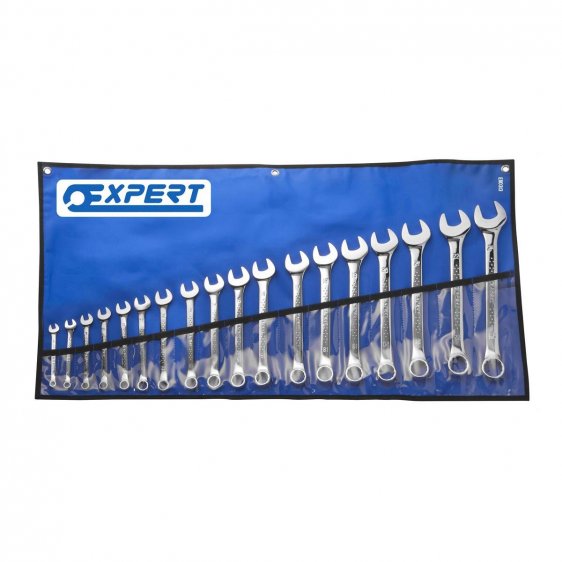 EXPERT by FACOM E110313 - 18pc Metric Combination Spanner Set + Roll