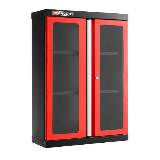 FACOM JLS3-MHSPV - JETLINE+ 2 Hinged Glazed Door Top Unit Red